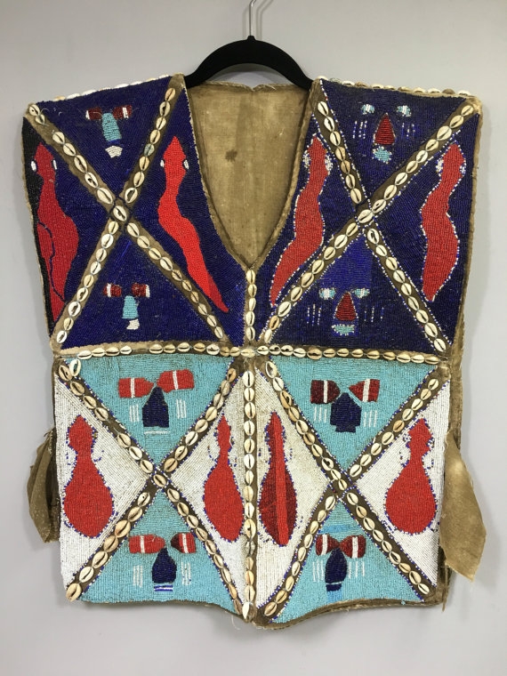 Vest Beaded Yoruba